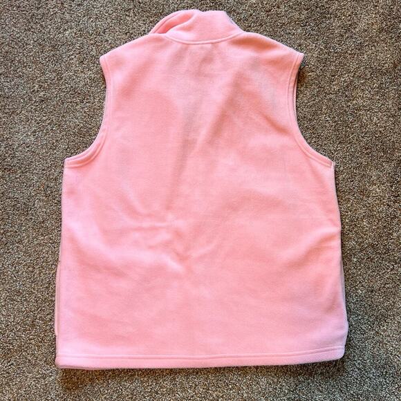 Weatherproof Women's Pink Fleece Vest.  UK Logo on Chest.  Size Large - Picture 6 of 7